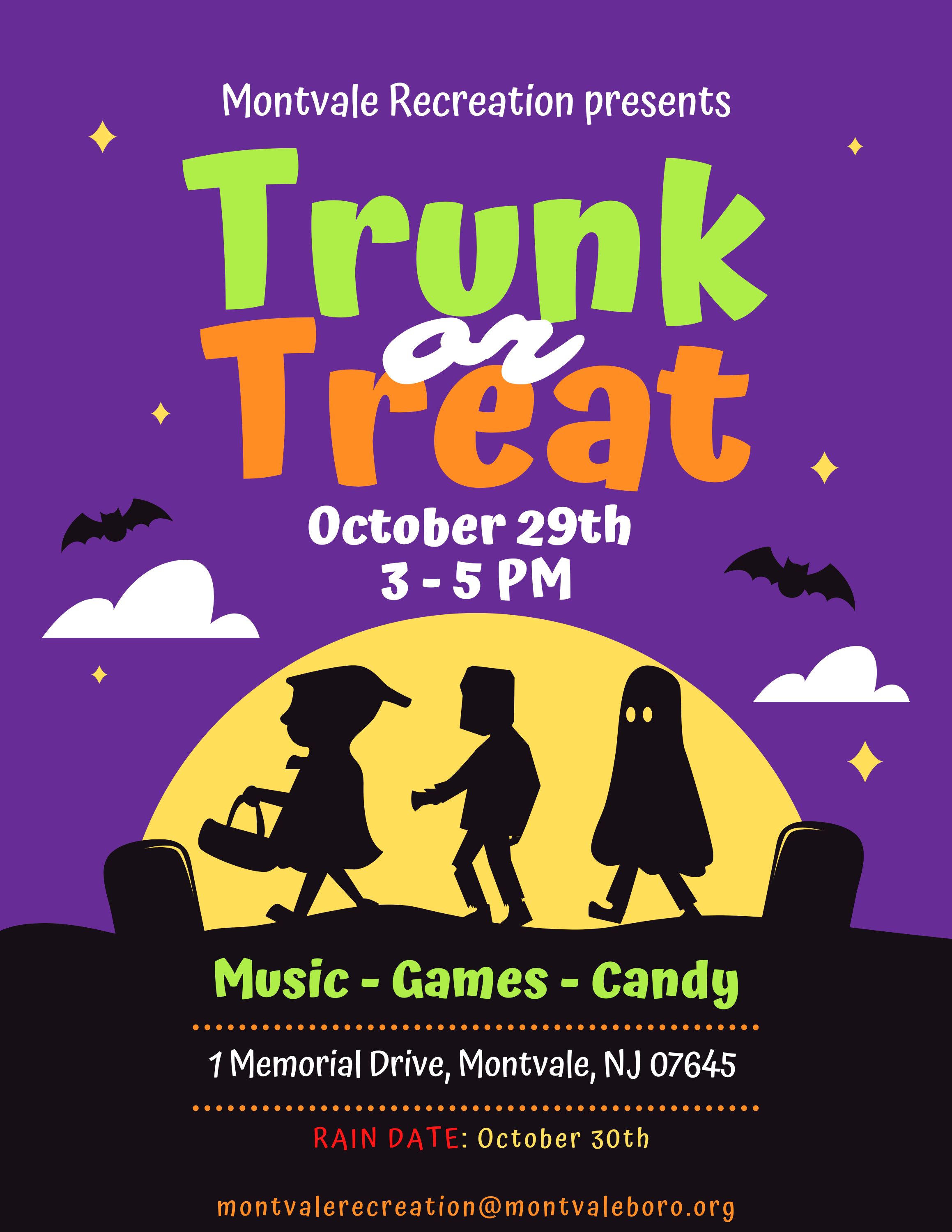 TRUNK OR TREAT flyer